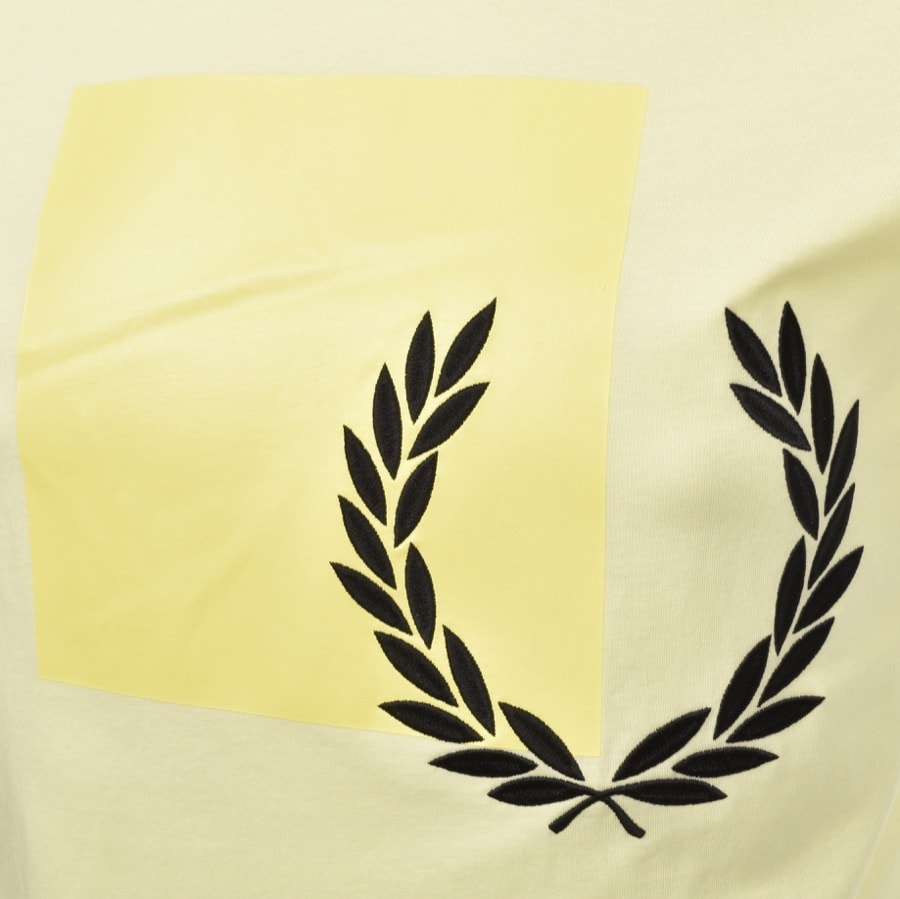 Alternative Image for ProductFred Perry Tonal Logo T Shirt Yellow3